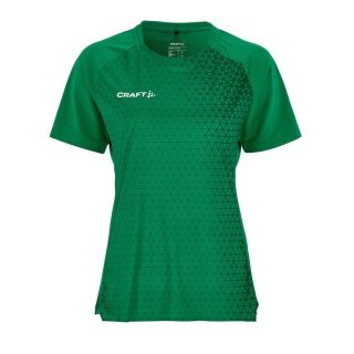 Koszulka sportowa Craft Extend 2.0 Graphic Jersey (100% rec. poliester, transport wilgoci) zielona damska