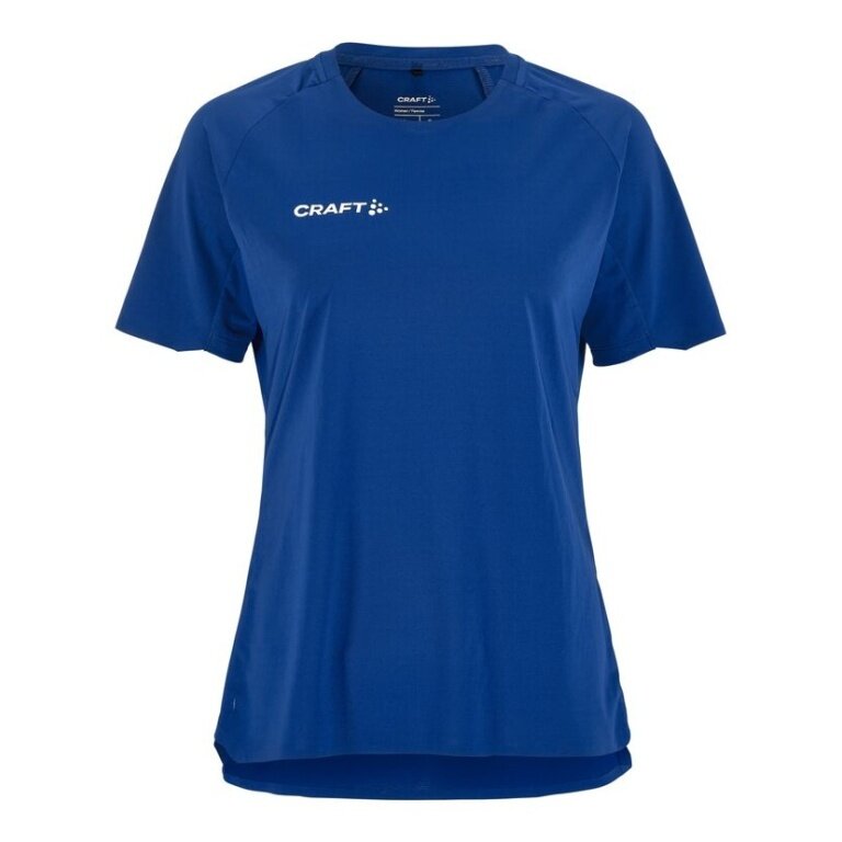 Koszulka sportowa Craft Sport-Shirt Extend 2.0 (100% recyklingowany poliester, transport wilgoci) kobaltowa damska