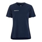 Koszulka sportowa Craft Sport-Shirt Extend 2.0 (100% recyklingowany poliester, transport wilgoci) granatowa damska