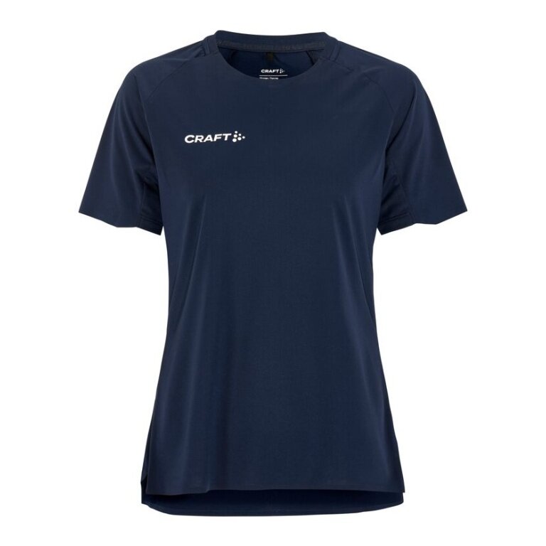 Koszulka sportowa Craft Sport-Shirt Extend 2.0 (100% recyklingowany poliester, transport wilgoci) granatowa damska