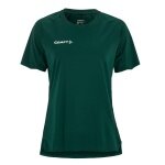 Koszulka sportowa Craft Sport-Shirt Extend 2.0 (100% recyklingowany poliester, transport wilgoci) ciemnozielona damska