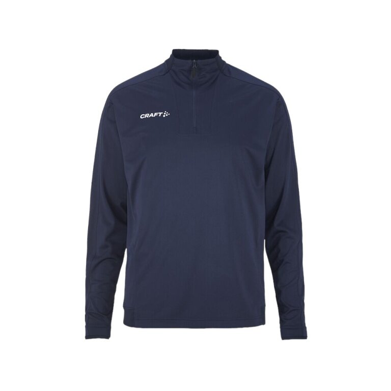 Craft Sportowa koszulka z długim rękawem Evolve 2.0 Halfzip (100% rec. poliester) granatowa męska