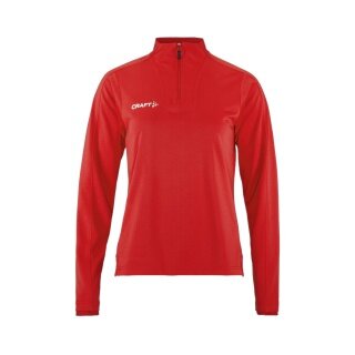 Craft Sportowa koszulka z długim rękawem Evolve 2.0 Halfzip (100% rec. poliester) czerwony damski