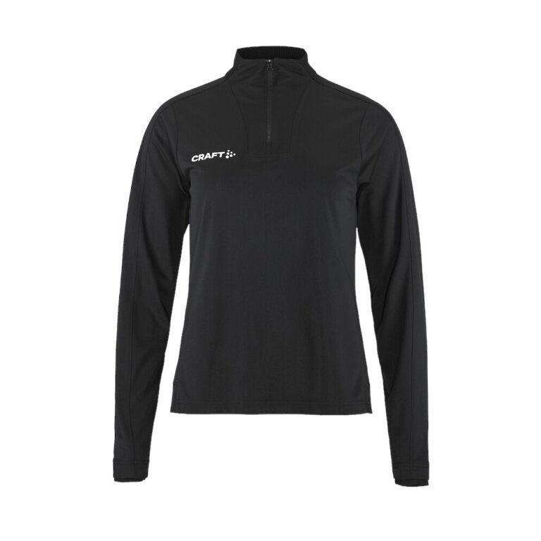 Craft Sportowa koszulka z długim rękawem Evolve 2.0 Halfzip (100% rec. poliester) czarna damska