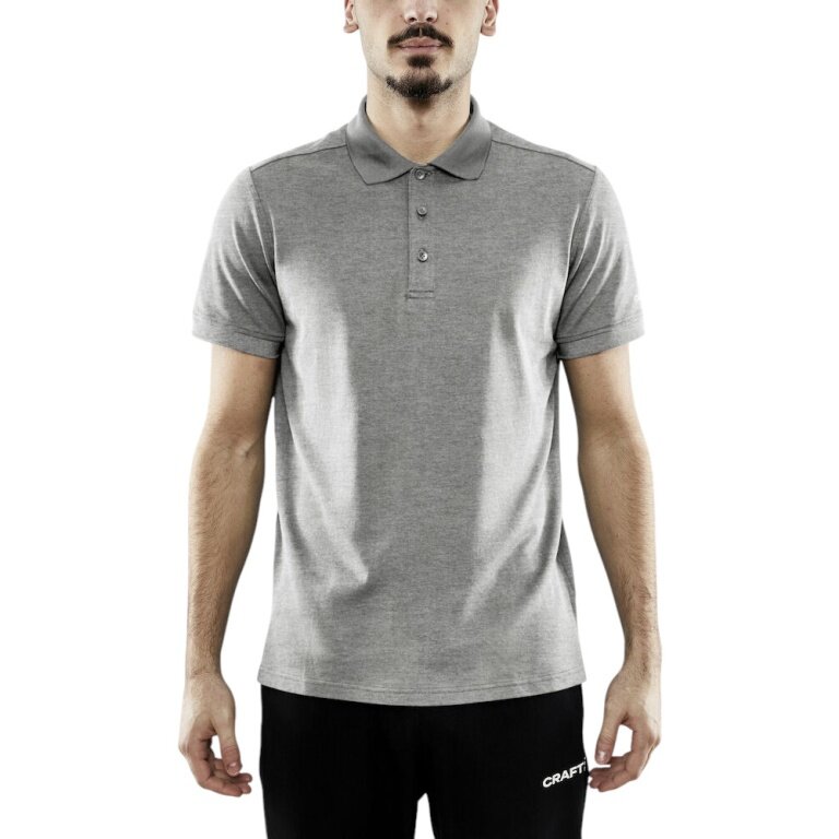 Craft Sport-Polo CORE Blend (wysoki komfort noszenia) szare męskie