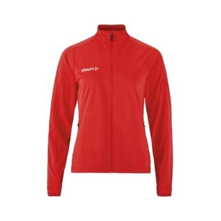 Craft Sportowa kurtka treningowa Evolve 2.0 Full Zip (wytrzymała, elastyczna) czerwona damska