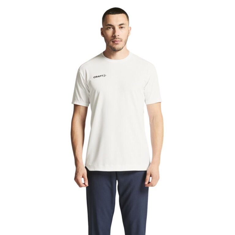 Koszulka sportowa Craft Evolve 2.0 Structured Jersey (wytrzymała, lekka) biała męska