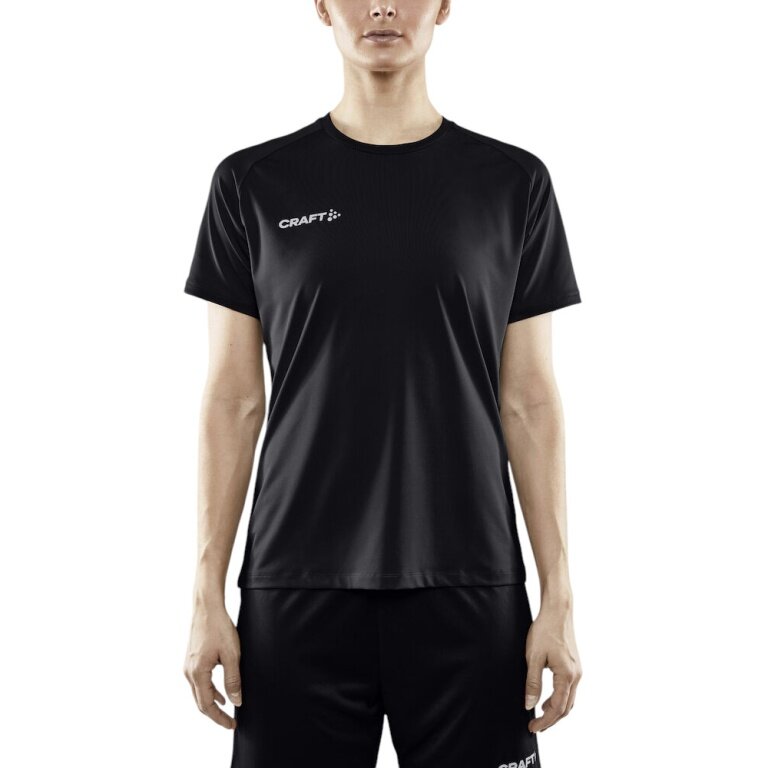 Koszulka sportowa Craft Progress Indoor (elastyczny materiał) czarna damska