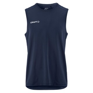 Koszulka sportowa Craft Sport-Tank Ability Sl Tee (wstawki siatkowe, transport wilgoci) granatowa męska