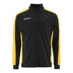 Kurtka treningowa Craft Sport Evolve 2.0 Contrast Full Zip (wytrzymała, elastyczna) czarna/żółta męska