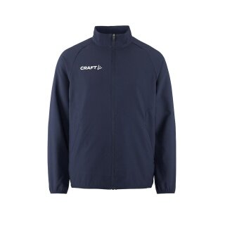 Craft Sportowa kurtka treningowa Rush 2.0 Full Zip (wysoka elastyczność) granatowa dziecięca