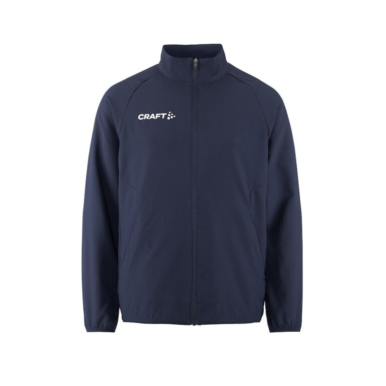 Craft Sportowa kurtka treningowa Rush 2.0 Full Zip (wysoka elastyczność) granatowa dziecięca