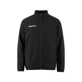 Craft Sportowa kurtka treningowa Rush 2.0 Full Zip (wysoka elastyczność) czarna dziecięca