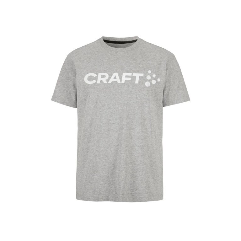 Koszulka sportowa Craft Community 2.0 Tee (logo, mieszanka bawełny) szara męska