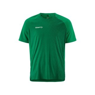 Koszulka sportowa Craft Sport-Tshirt Extend 2.0 Graphic Jersey (100% recyklingowany poliester, transport wilgoci) zielona męska