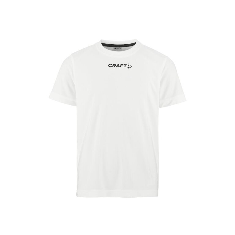 Koszulka sportowa Craft Squad Go Function Tee (lekka, szybko schnąca) biała dziecięca