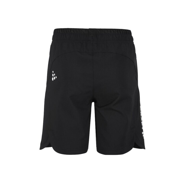 Craft Spodenki Sportowe Rush 2.0 Short (100% Poliester) czarne dziecięce