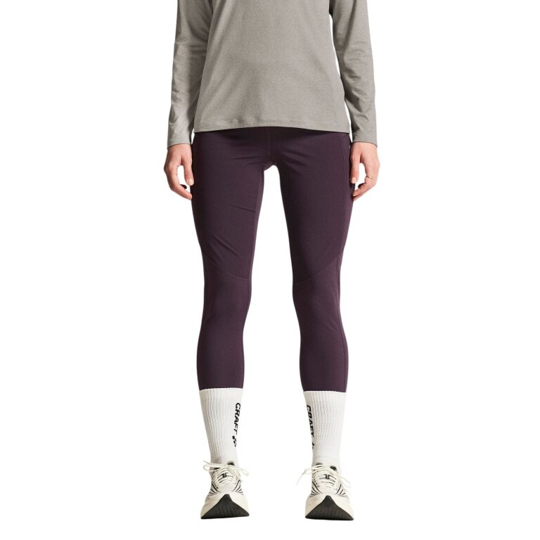 Spodnie treningowe Adv Essence Warm Wind Tights 2 (dopasowane, elastyczny pas) fioletowe damskie