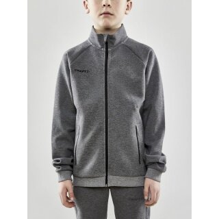 Craft Kurtka treningowa Core Soul Full Zip (Zamek błyskawiczny z przodu, miękki materiał) ciemnoszary chłopcy