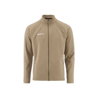 Kurtka treningowa Craft Extend 2.0 Full Zip (nowoczesny wygląd, bardzo elastyczny materiał) beżowa męska