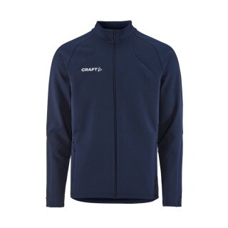 Kurtka treningowa Craft Extend 2.0 Full Zip (nowoczesny wygląd, bardzo elastyczny materiał) granatowa męska