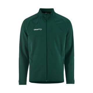 Kurtka treningowa Craft Extend 2.0 Full Zip (nowoczesny wygląd, bardzo elastyczny materiał) ciemnozielona męska