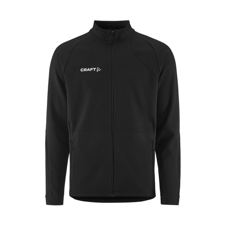 Kurtka treningowa Craft Extend 2.0 Full Zip (nowoczesny wygląd, bardzo elastyczny materiał) czarna męska