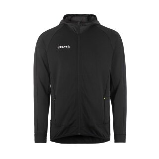 Kurtka treningowa Craft Extend Full Zip (z kieszeniami na zamek, elastyczny materiał) czarna męska