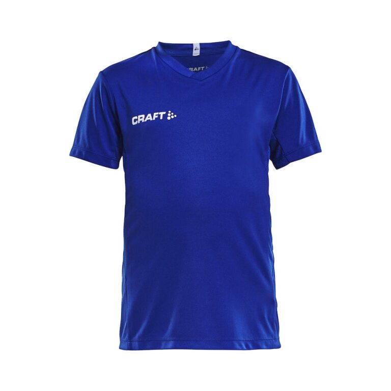 Craft Koszulka Sportowa (T-shirt) Squad Solid - luźny krój, szybkoschnący - kobaltowy Dzieci