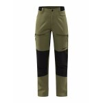 Craft Wanderhose Pro Explore Hiking Pant (elastyczna, wytrzymała) długa khaki zielona damska
