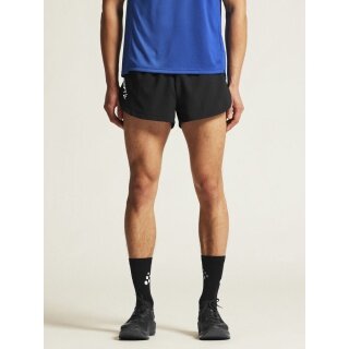 Spodenki biegowe Craft Laufhose Rush 2.0 Marathon (lekkie, elastyczne materiały) krótkie czarne męskie