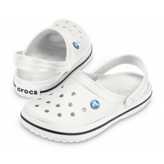 Klapki Crocs Crocband białe klapki męskie/żeńskie