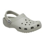 Klapki Crocs Classic Clog szare damskie
