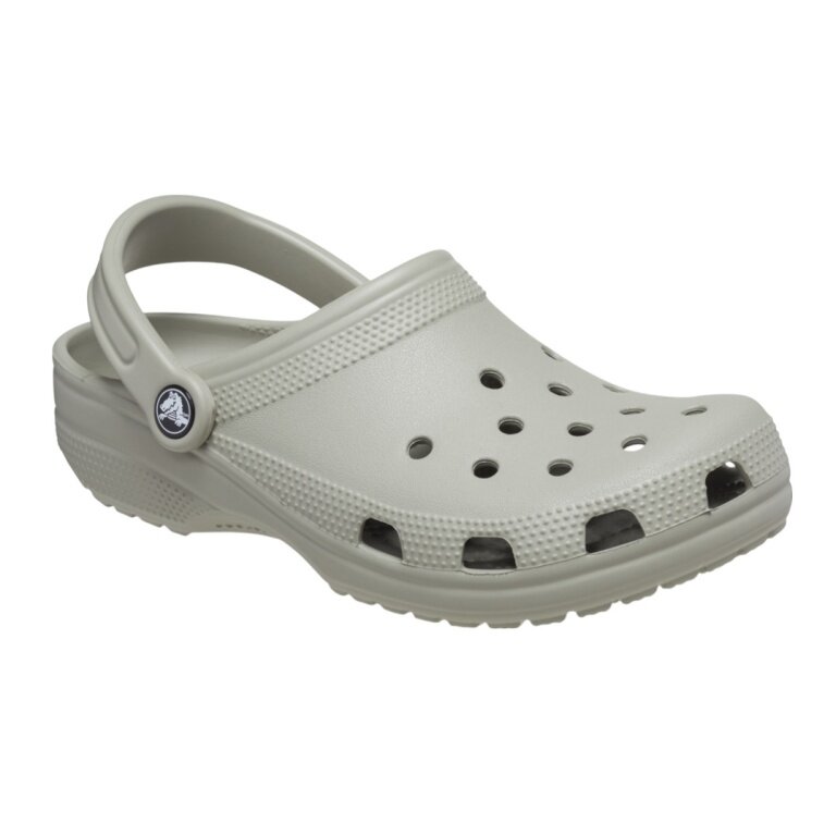 Klapki Crocs Classic Clog szare damskie