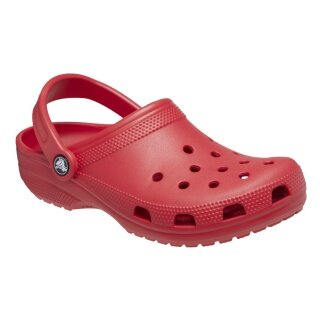 Klapki Crocs Classic Clog czerwone damskie