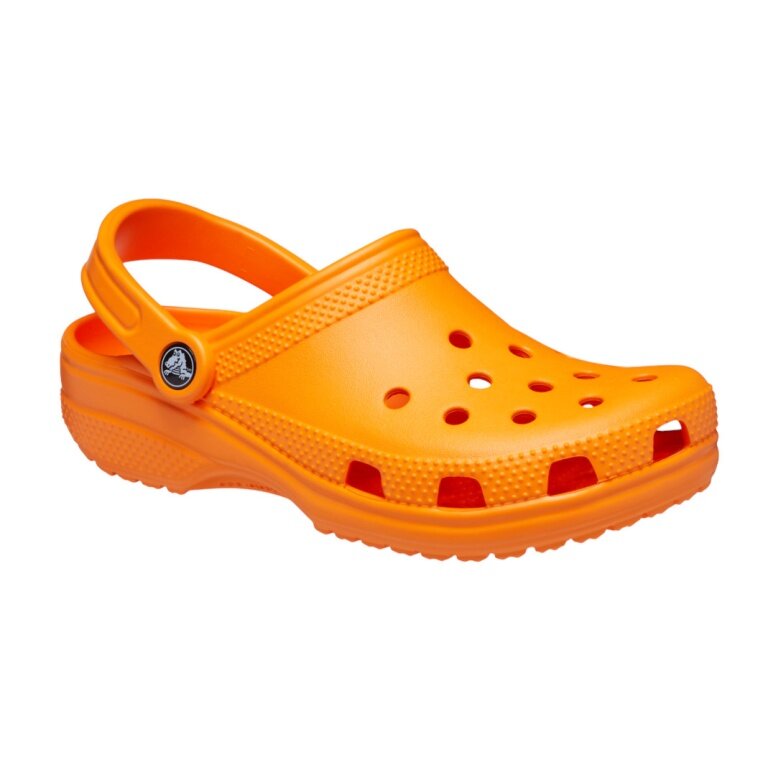 Klapki Crocs Classic Clog pomarańczowe damskie