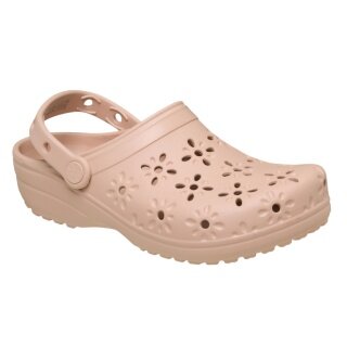 Klapki Crocs Classic Floral Cut Out Clog jasnoróżowe damskie