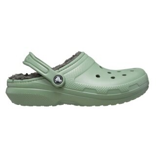 Klapki Crocs Classic Lined Clog (z wyściółką) zielone - 1 para