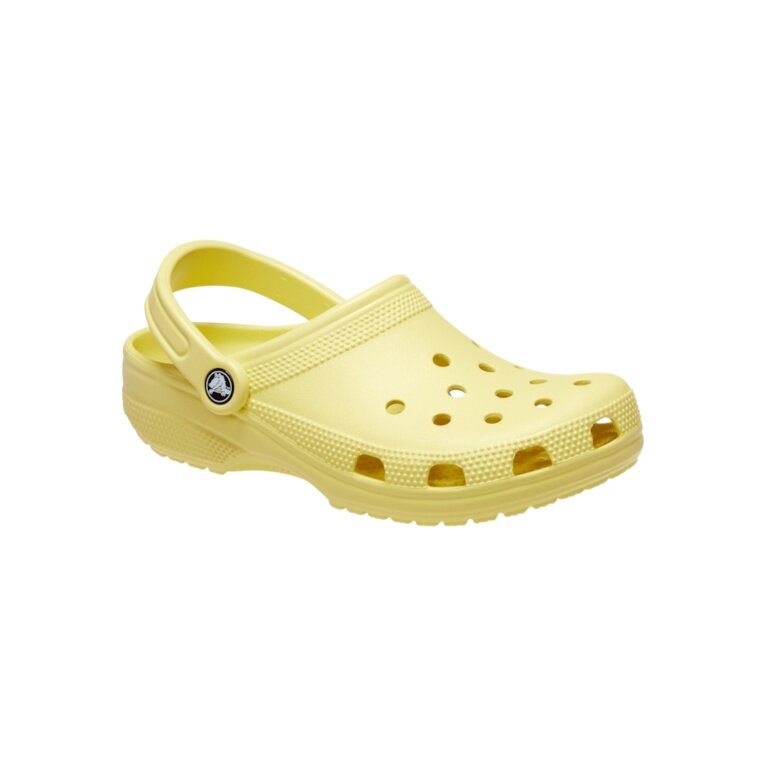 Klapki Crocs Classic Clog żółte damskie