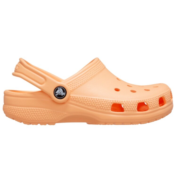 Klapki Crocs Classic Clog K pomarańczowe dla dzieci