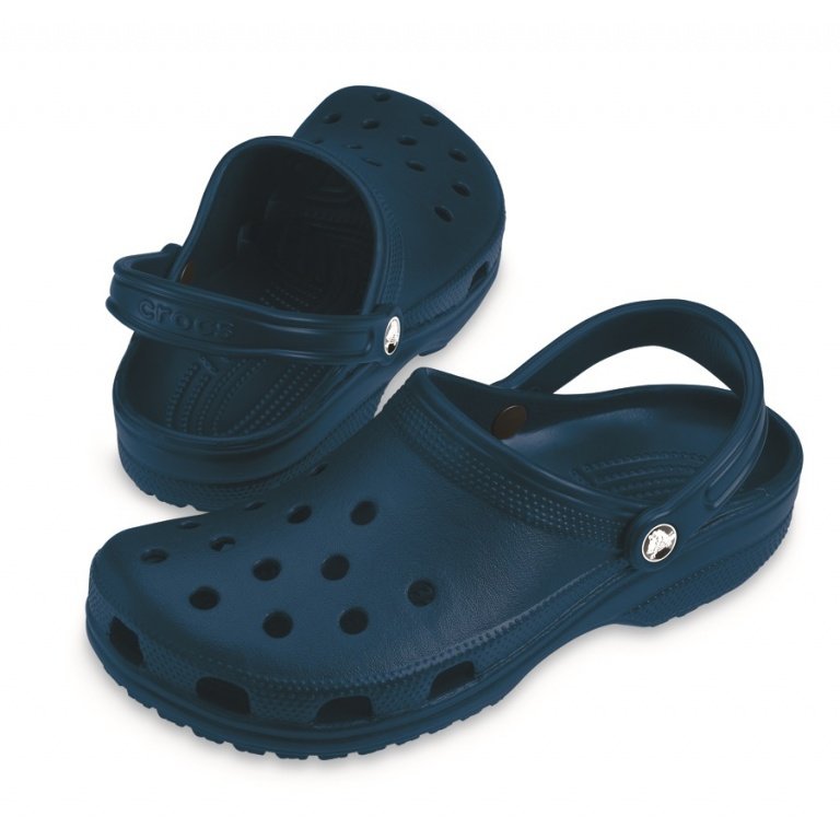 Klapki Crocs Classic Clog granatowe