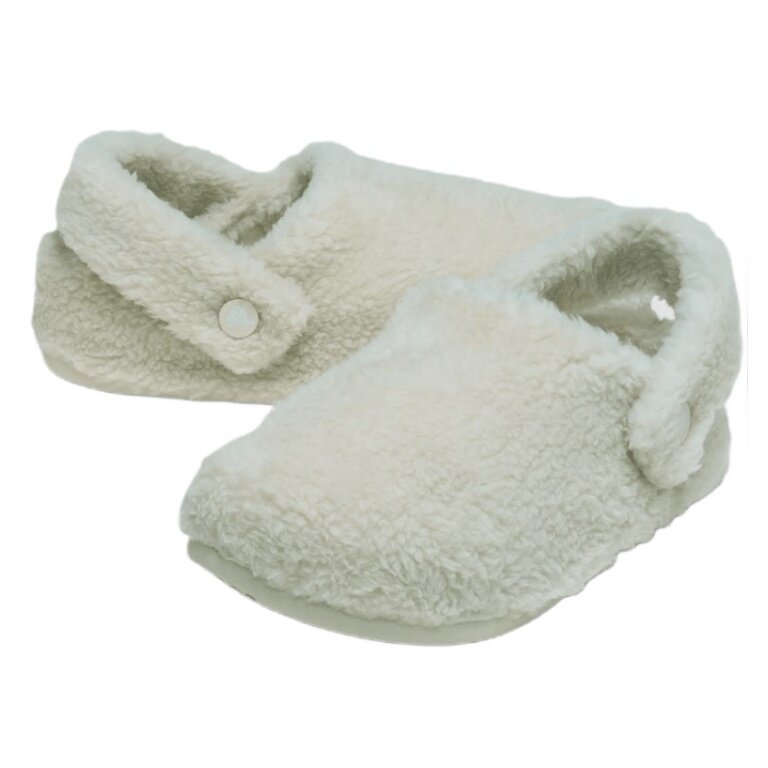 Crocs kapcie Classic Cozzzy (sztuczne futro, ciepłe) naturalna biel - 1 para