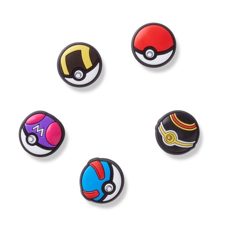 Crocs Jibbitz Poke Ball - 5 sztuk