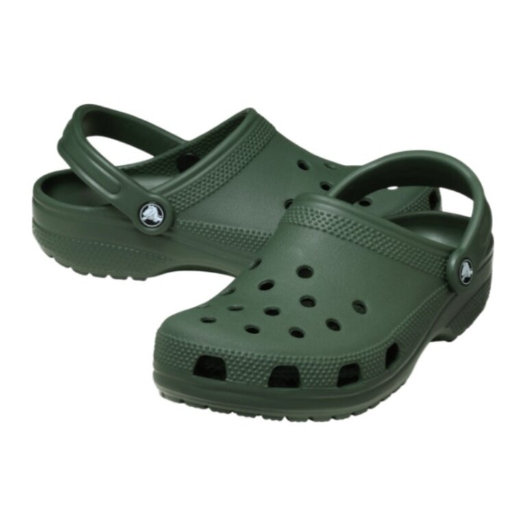 Klapki Crocs Classic Clog ciemnozielone