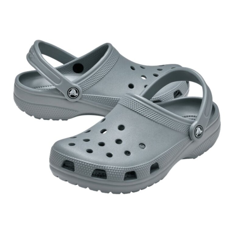 Klapki Crocs Classic Clog Beton szary/niebieski