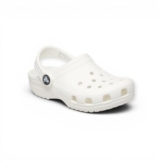 Klapki Crocs Classic Clog dla małych dzieci białe - 1 para