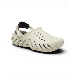 Klapki Crocs Echo Clog beżowe