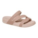 Klapki Crocs Getaway Gems Strappy Quartz jasnobrązowe - Damskie