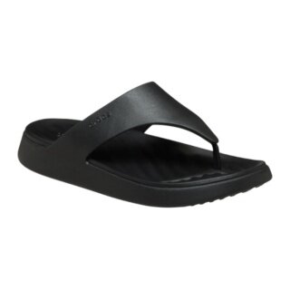 Klapki Crocs Getaway Triangle Flip czarne - damskie