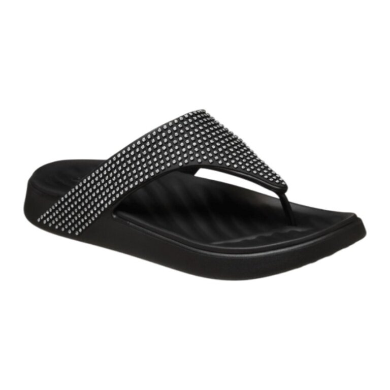 Klapki Crocs Getaway Gems Triangle Flip czarne - Damskie